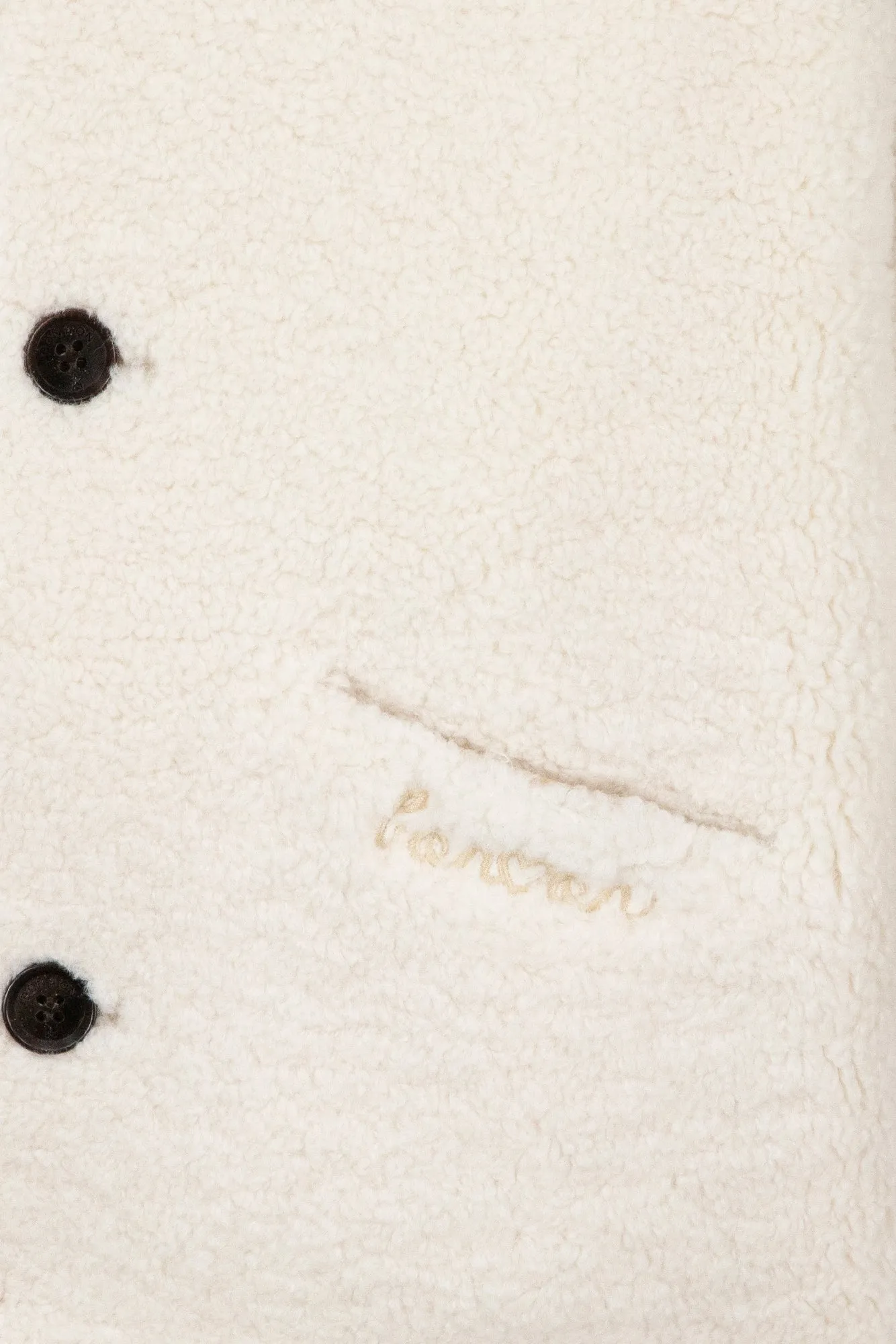 Bonton Patty Milk frakke sherpa – varm hættefrakke