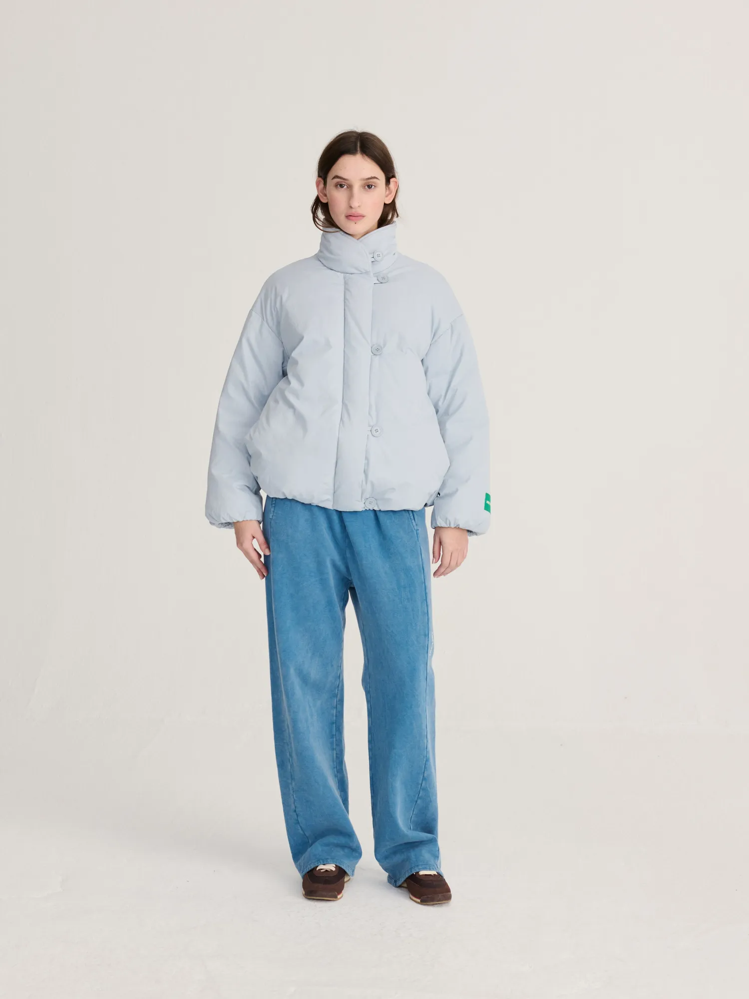 Bobo Choses All About Monsters pufferjakke lyseblå XS