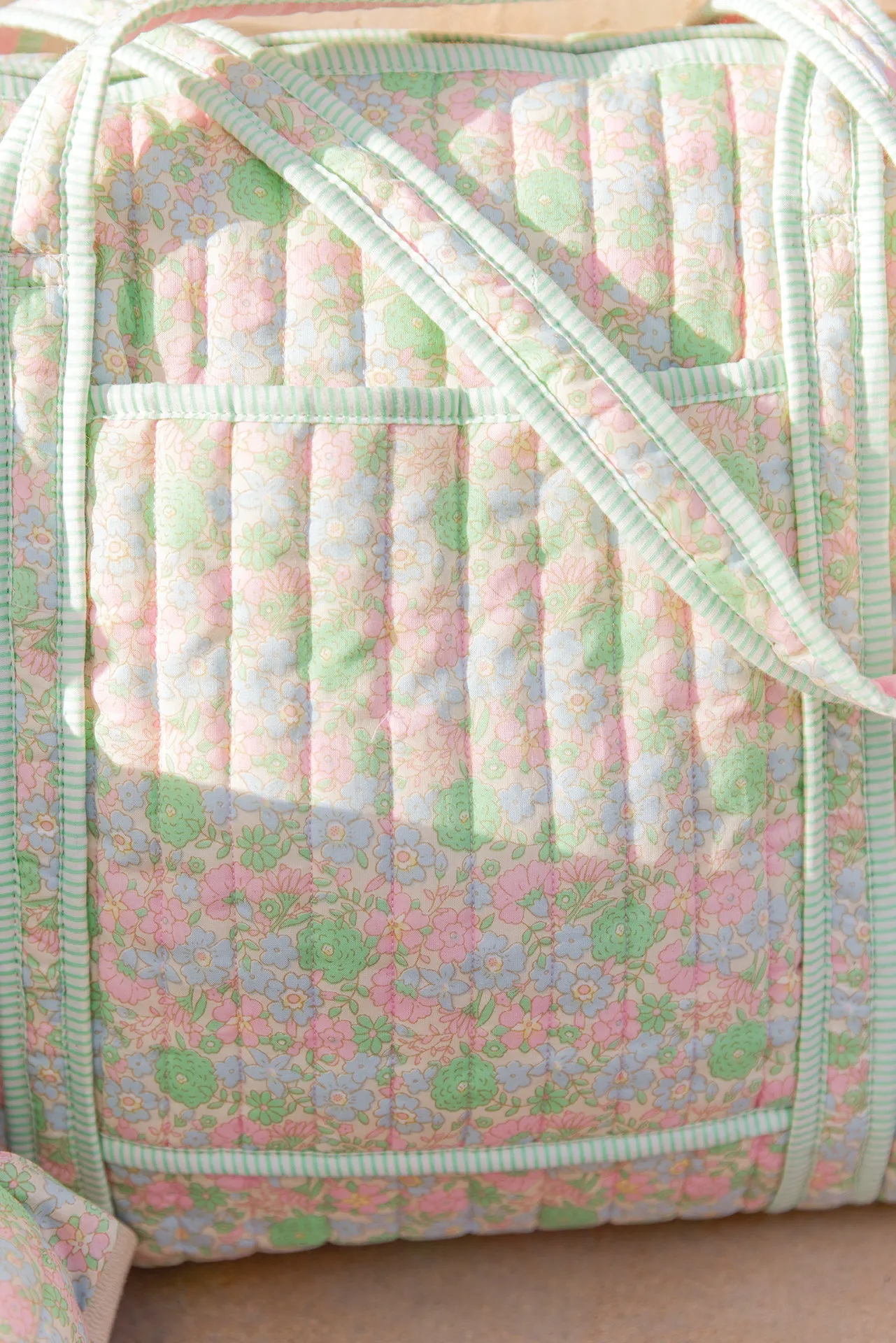 Bonton Vintage Flower weekendtaske blomstret 50 cm