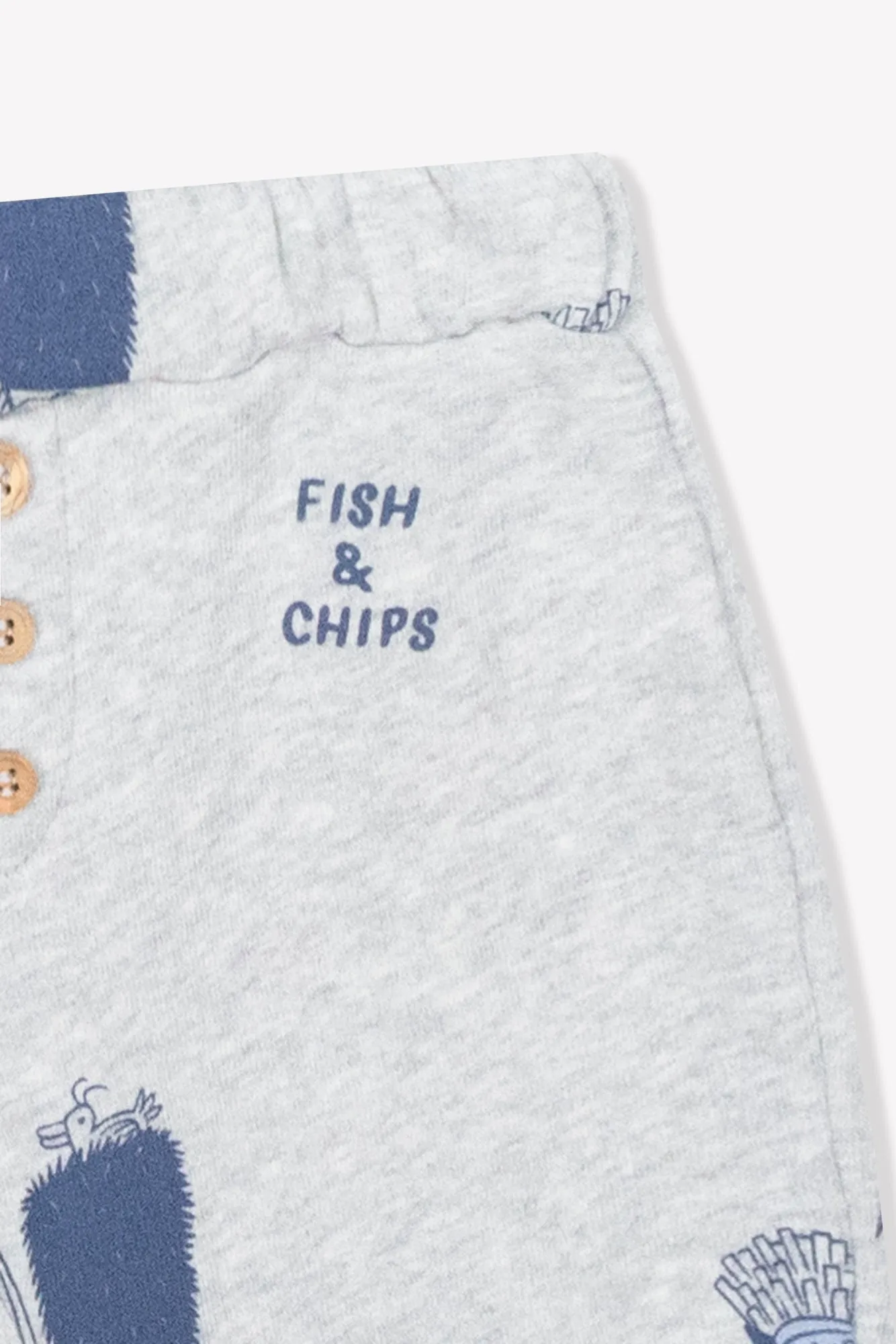 Bonton Legere Dogs & Chips joggingbukser bomuld