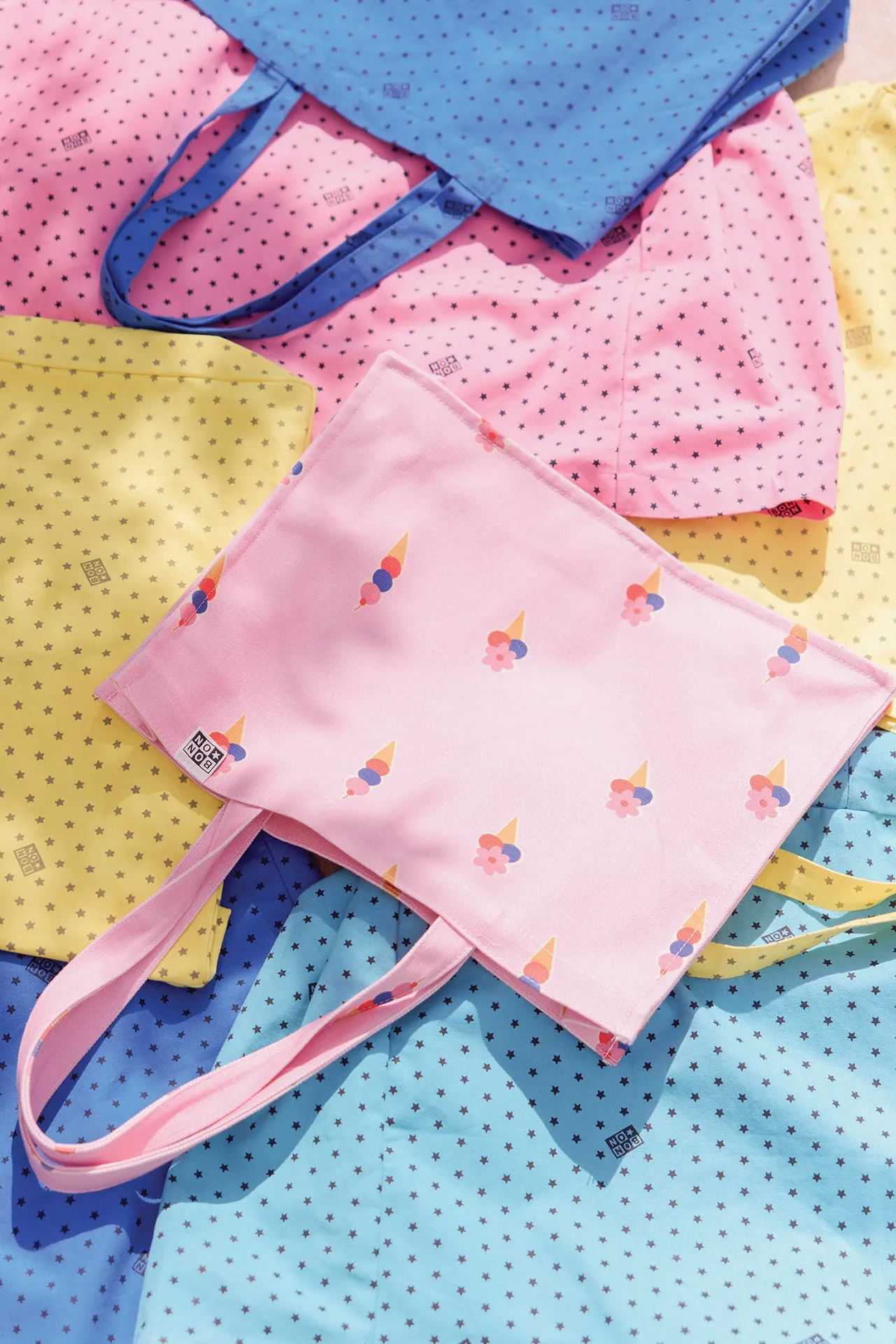 Bonton Gelato shopper taske rosa 40 cm til børn