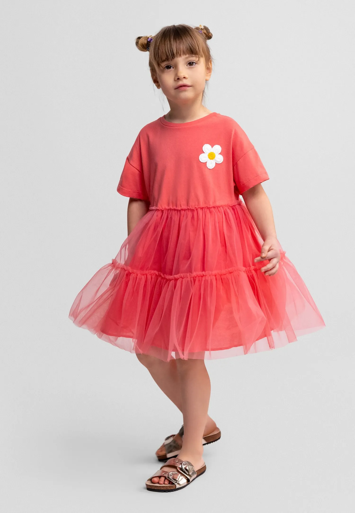 Minoti 44630 tylkjole koral blomst baby piger
