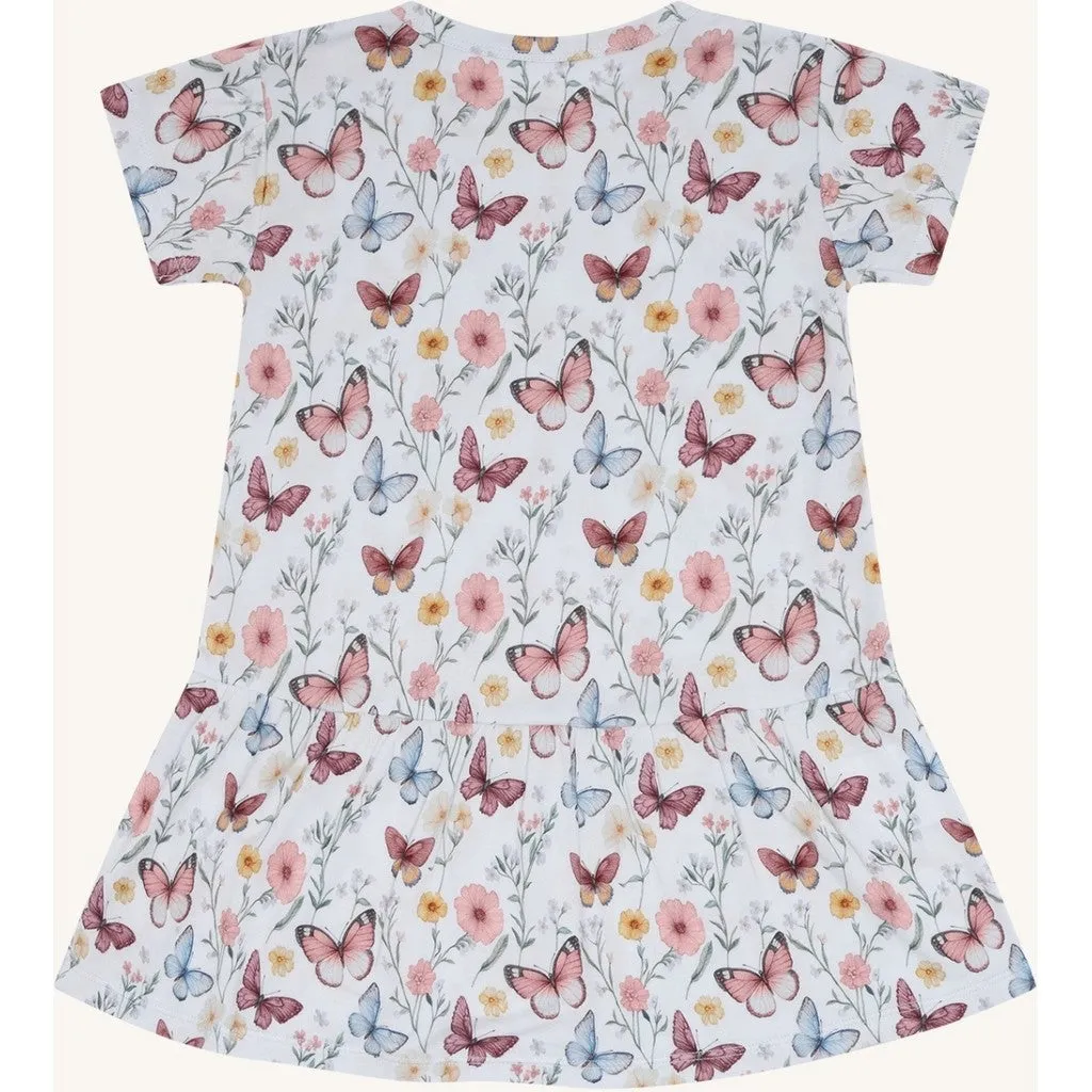 Hust & Claire Fuia Butterfly kjole bambus Water