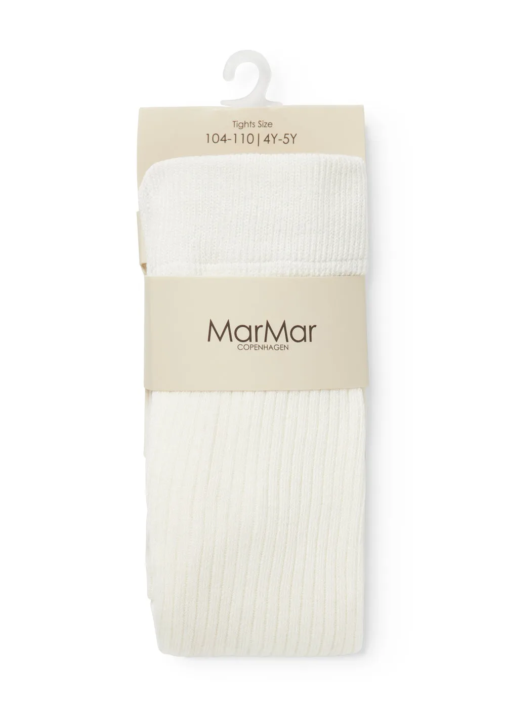 MarMar Copenhagen Tights strømpebukser Gentle White rib