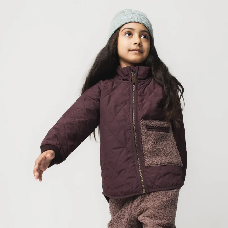 MINI A TURE MATLOU termojakke 6y/116cm Plum kitten