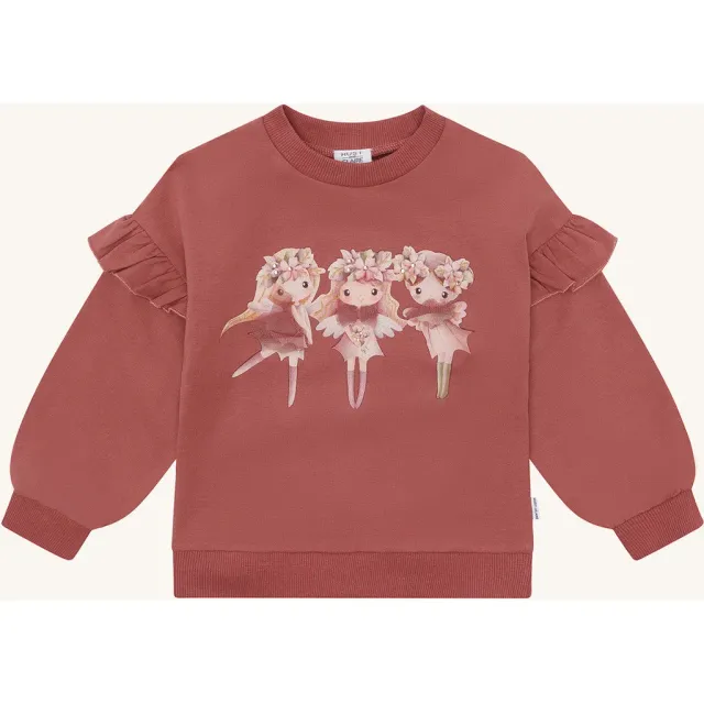 Hust & Claire HCSicilia Magic bluse Dry Rose økologisk