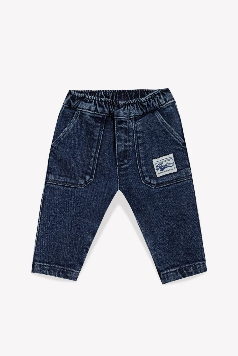 Bonton Mike Malaga jeans denim med elastiktalje