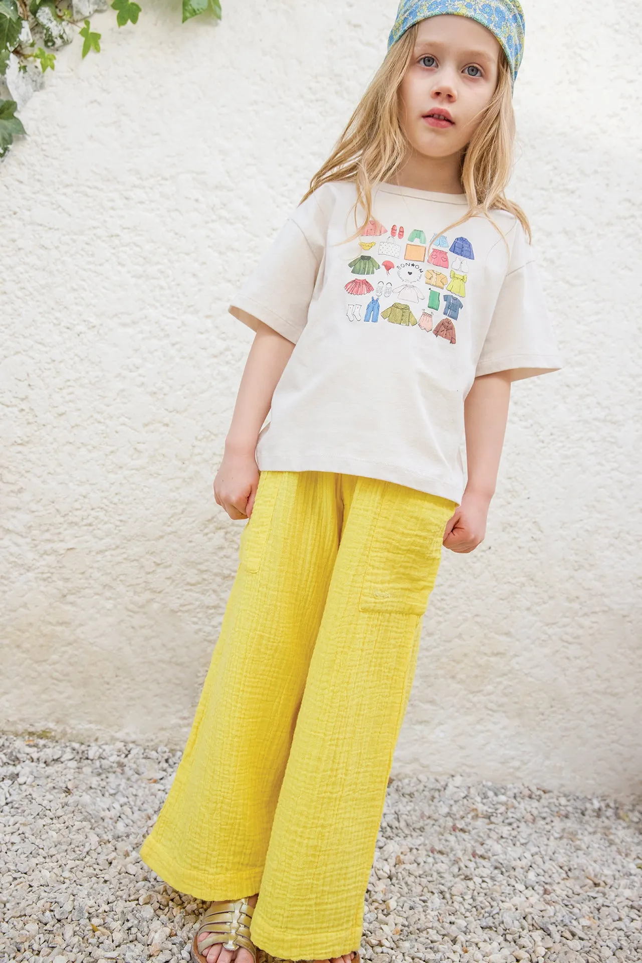 Bonton Livo T-shirt milk bomuld med print