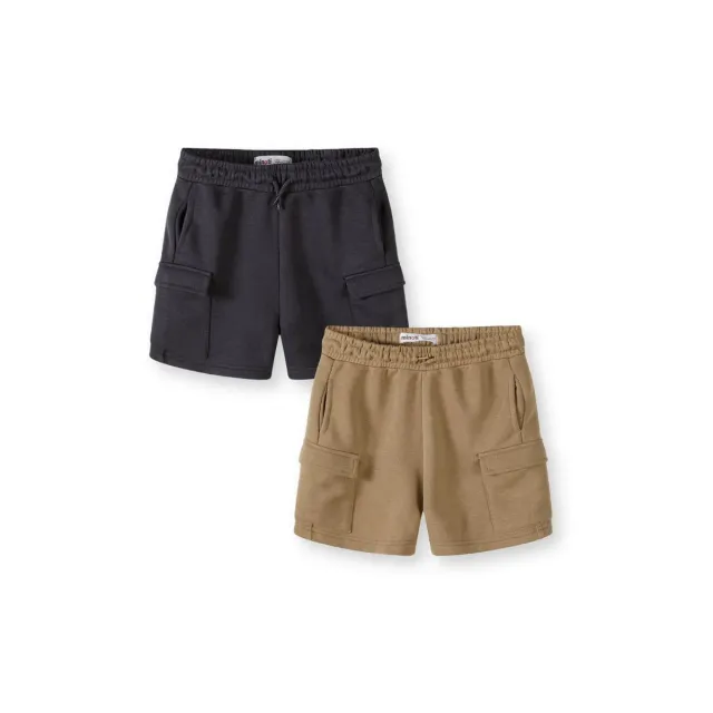 Minoti 44776 cargo shorts 2-pak camel bomuld