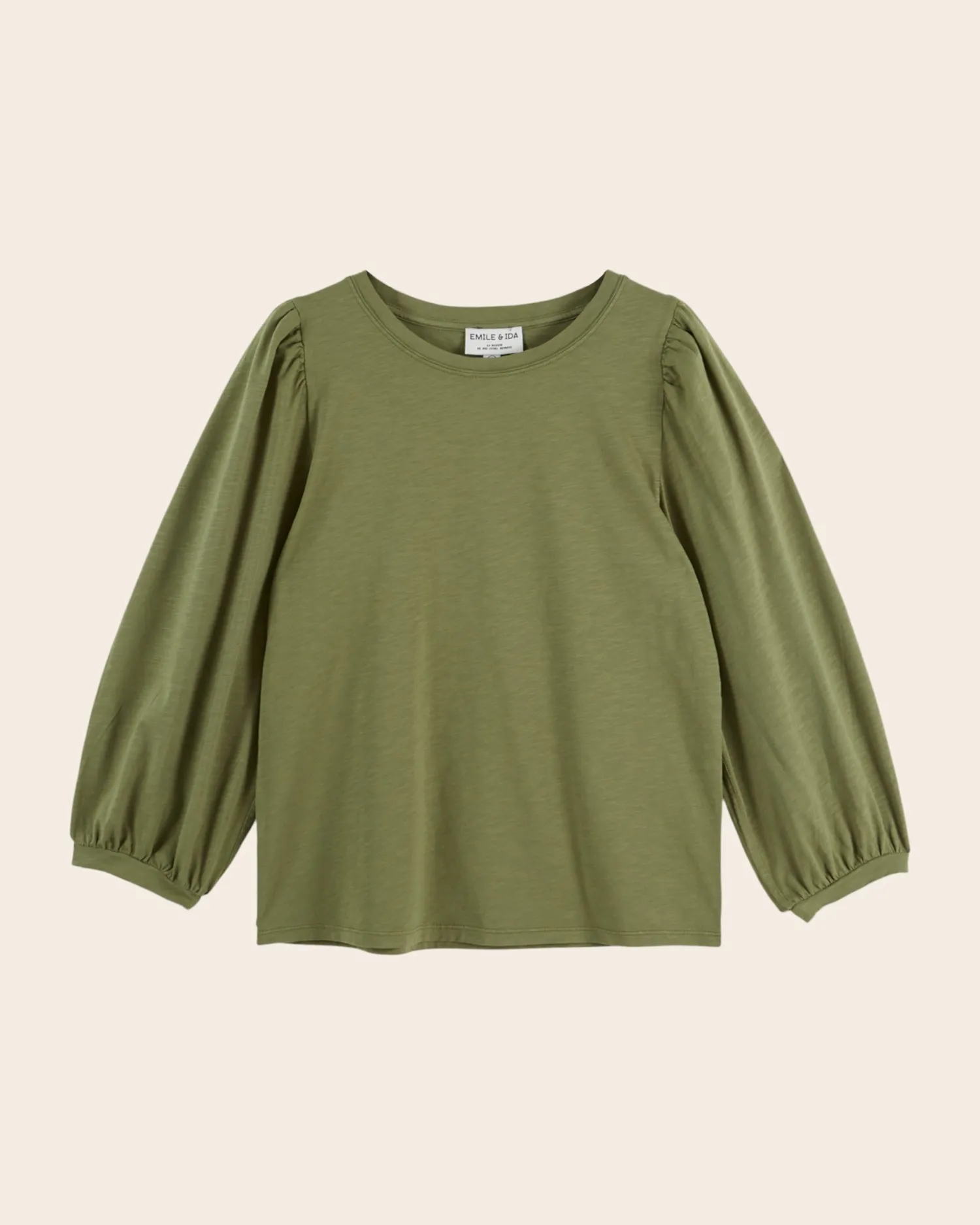 Emile et Ida Ecayda t-shirt grøn økobomuld