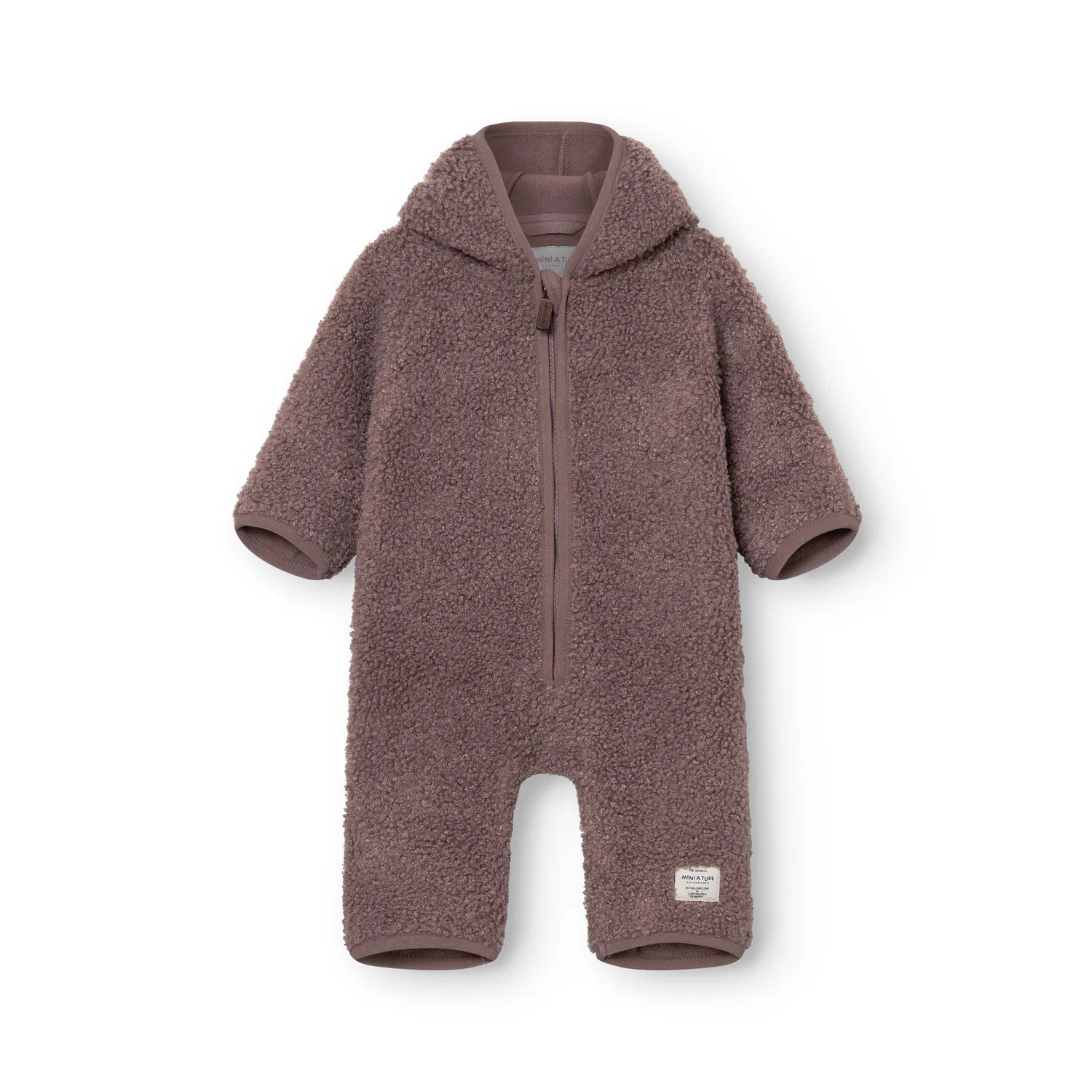 MINI A TURE Matadel teddyfleece heldragt blød baby