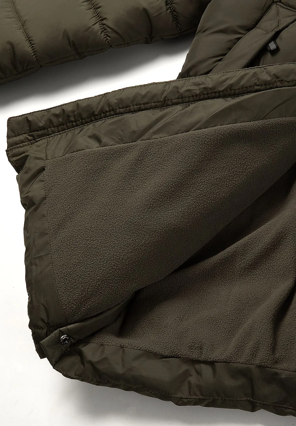 Minoti 45254 steppmantel quiltet fleece khaki