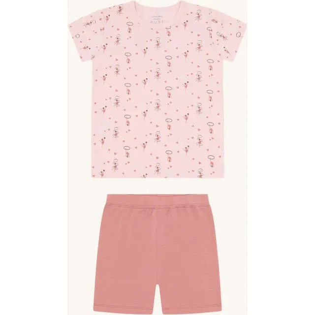 Hust & Claire HCFun Retro nattøj Chalk Pink bambus