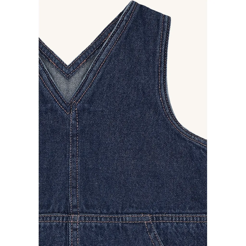 Hust & Claire HCKaroline kjole Blue Denim denim