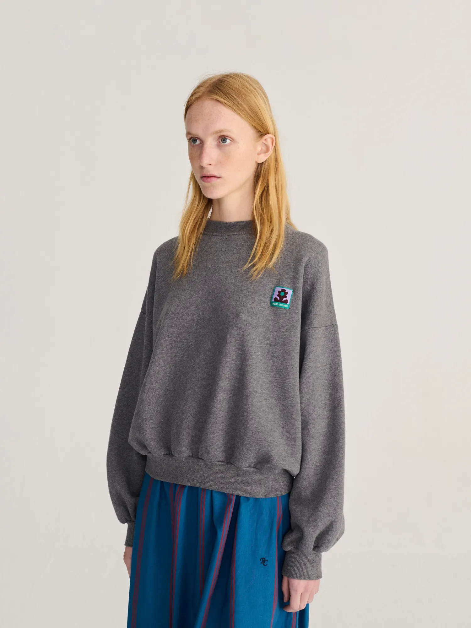Bobo Choses All About Monsters sweatshirt XS grå løs