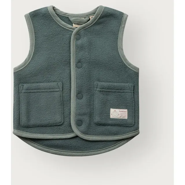 Hust & Claire Fleece vest Balsam Green polyester