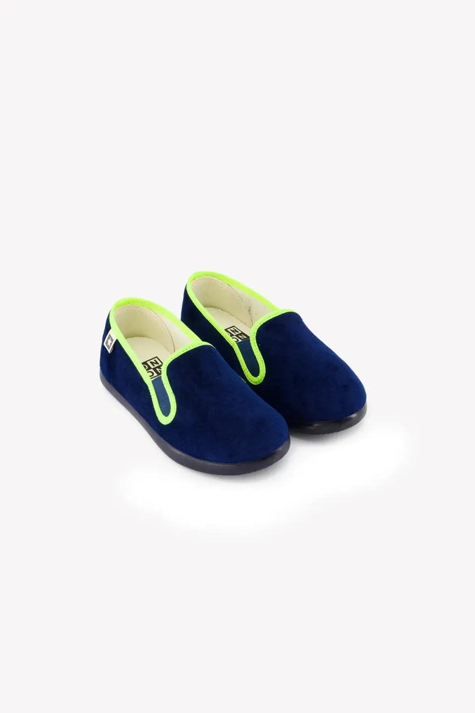 Bonton John sutsko blå velour Brut 19