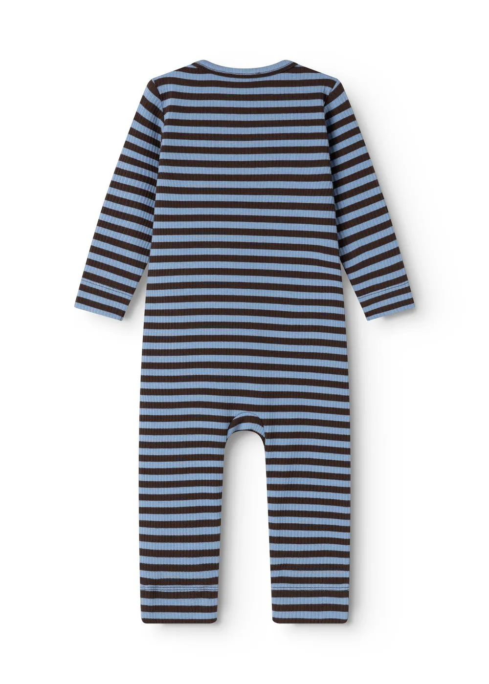 MarMar Plain Rompy heldragt Blue Heaven Stripe rib 56-98