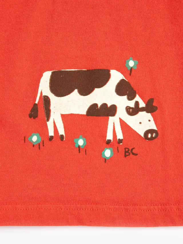Bobo Choses Farm Adventure sb126ac024 cropped T-shirt 8-9 år