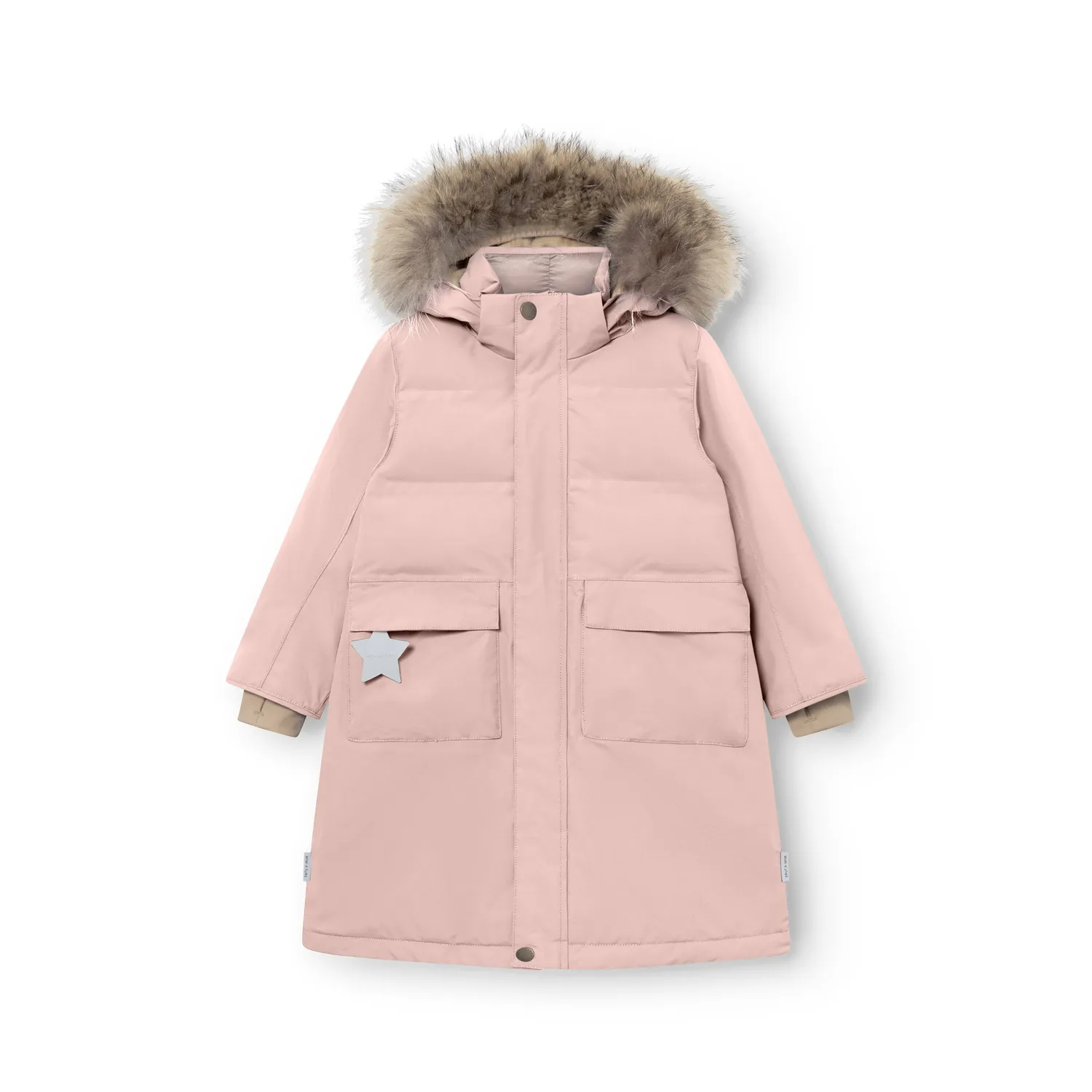 MINI A TURE Matvencasia vinterjakke Plum kitten pels