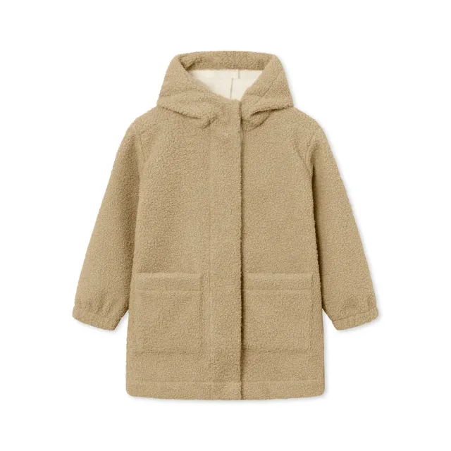 MINI A TURE MATCAYKAS sherpa jakke Travertine beige vandtæt