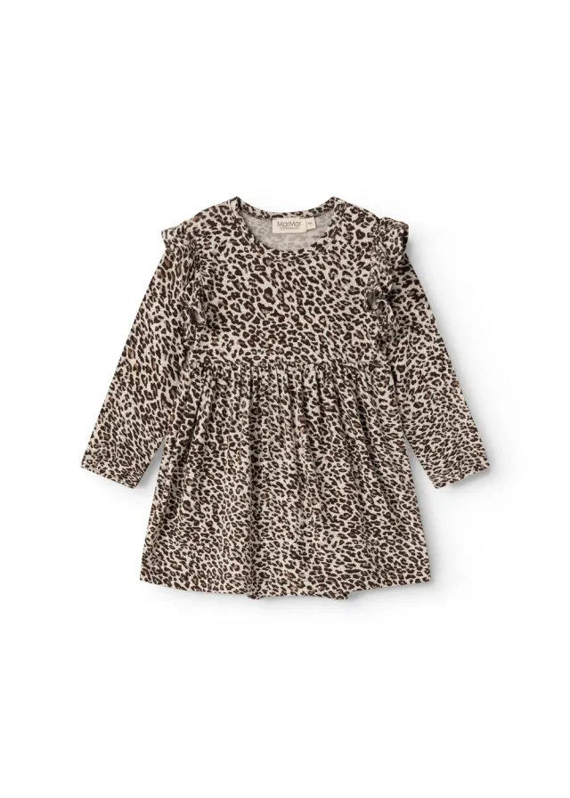 MarMar Leo Ramona Frill kjole Dark Brown Leo modal