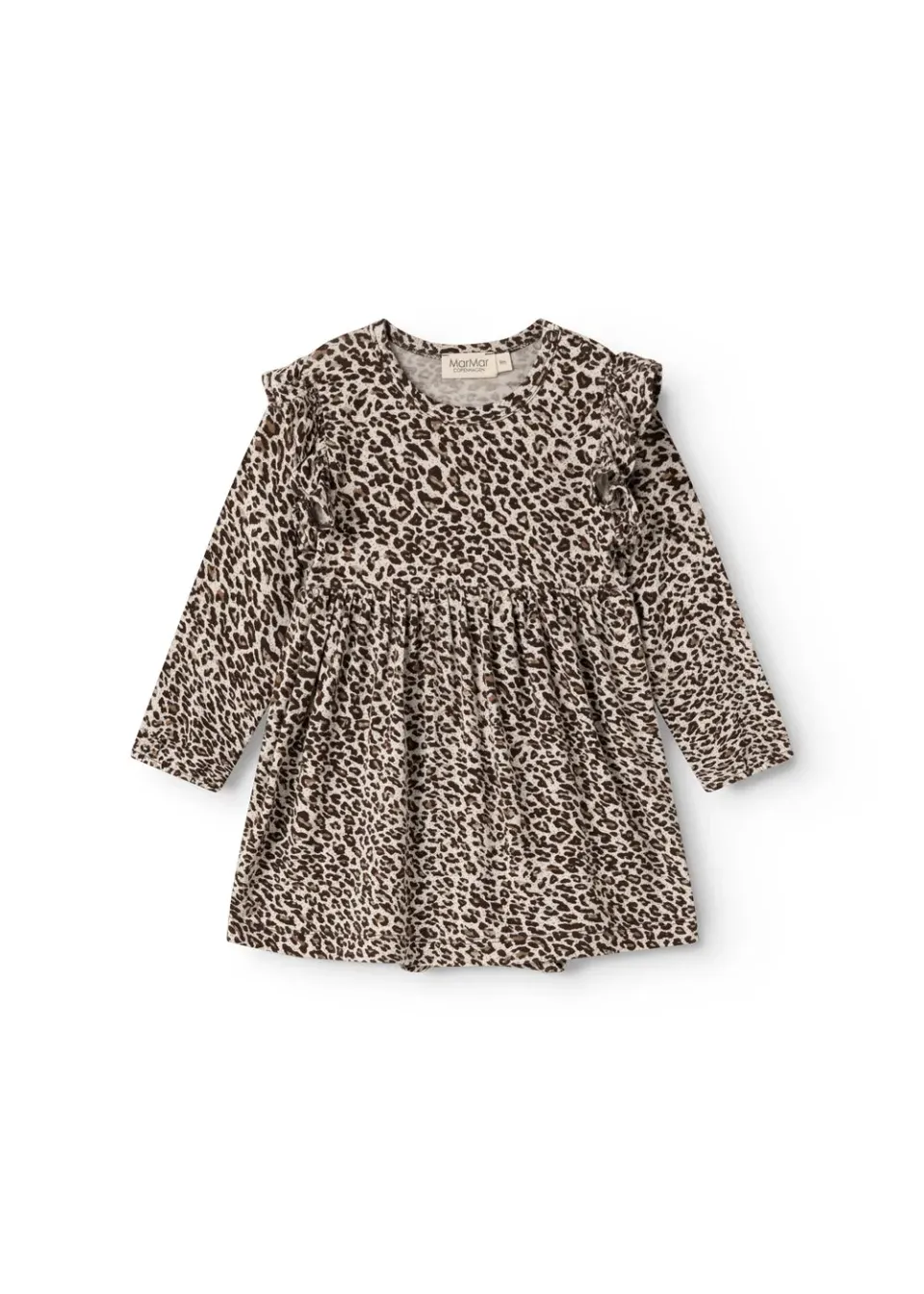 MarMar Leo Ramona Frill kjole Dark Brown Leo modal