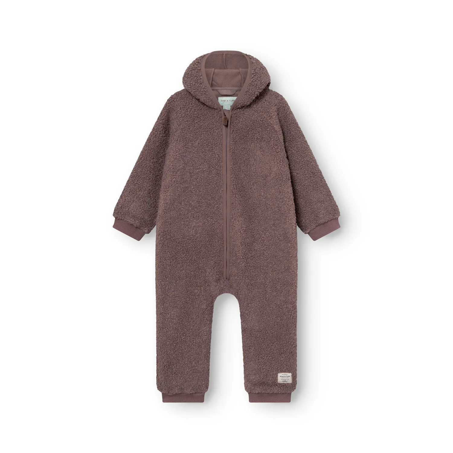 MINI A TURE Matadel teddyfleece heldragt blød baby