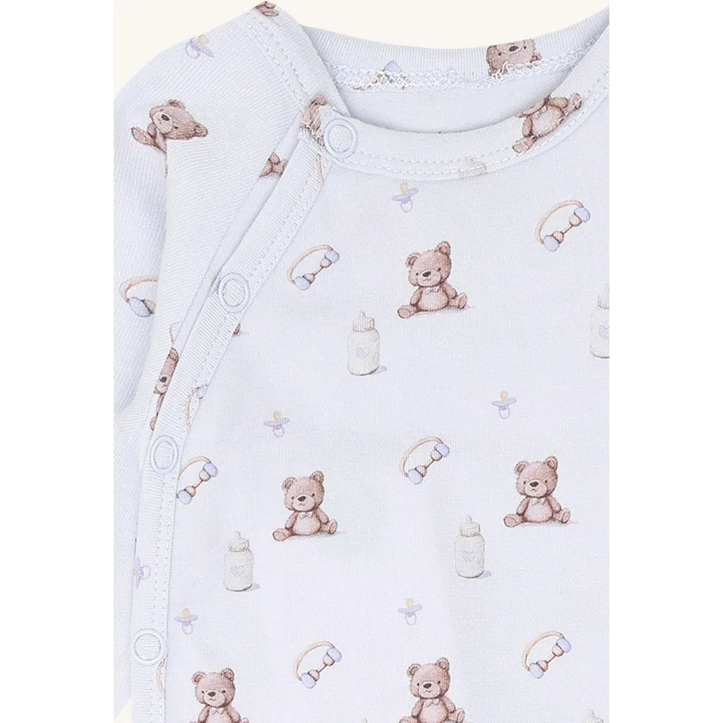 Hust & Claire Bing Teddy body A Bit Blue lang ærme