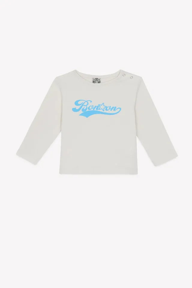 Bonton Taxi Milk Logo T-shirt langærmet bomuld