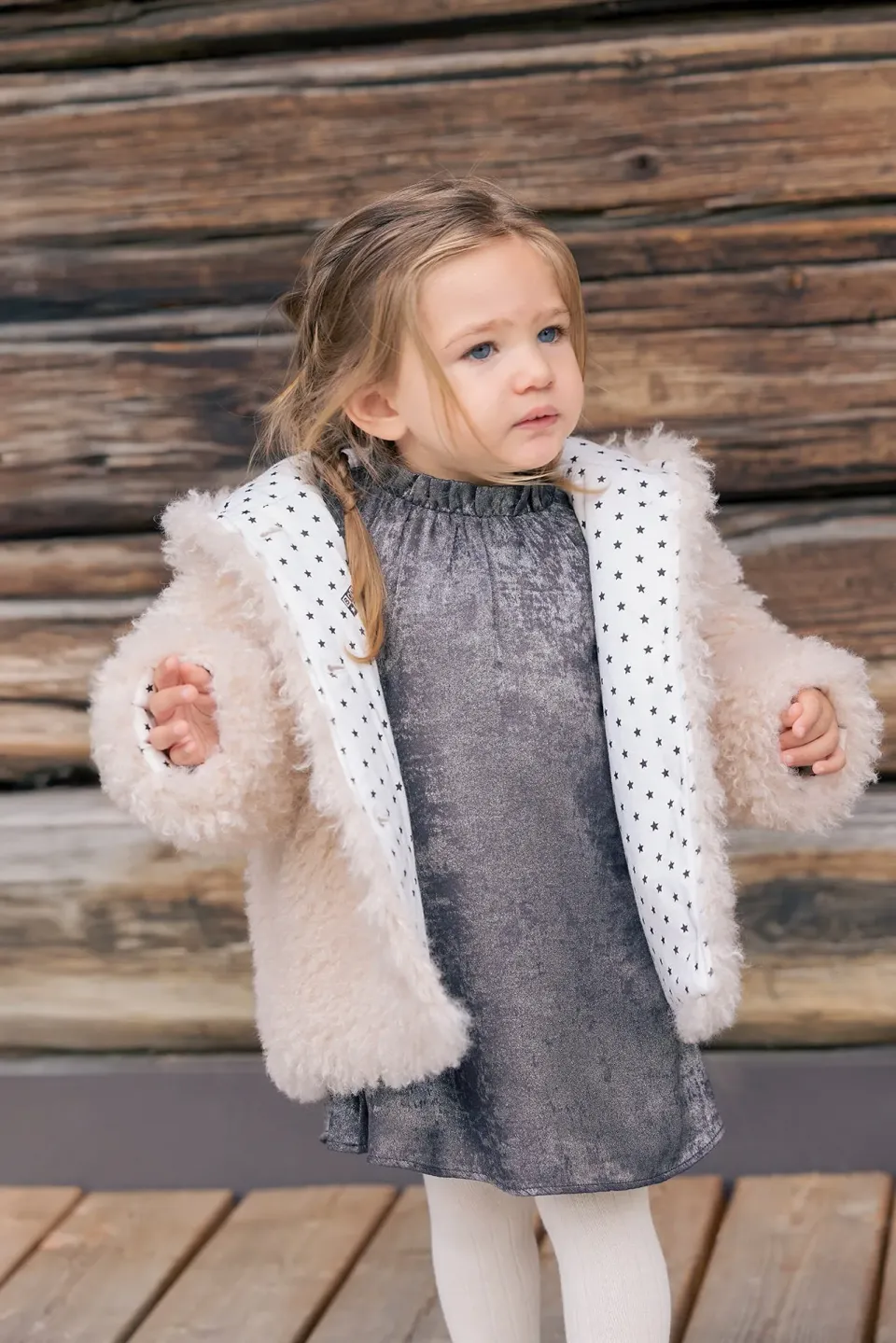 Bonton Moony carbone kjole pige fest