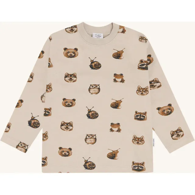 Hust & Claire HCAnton Forest Heads bluse French Oak