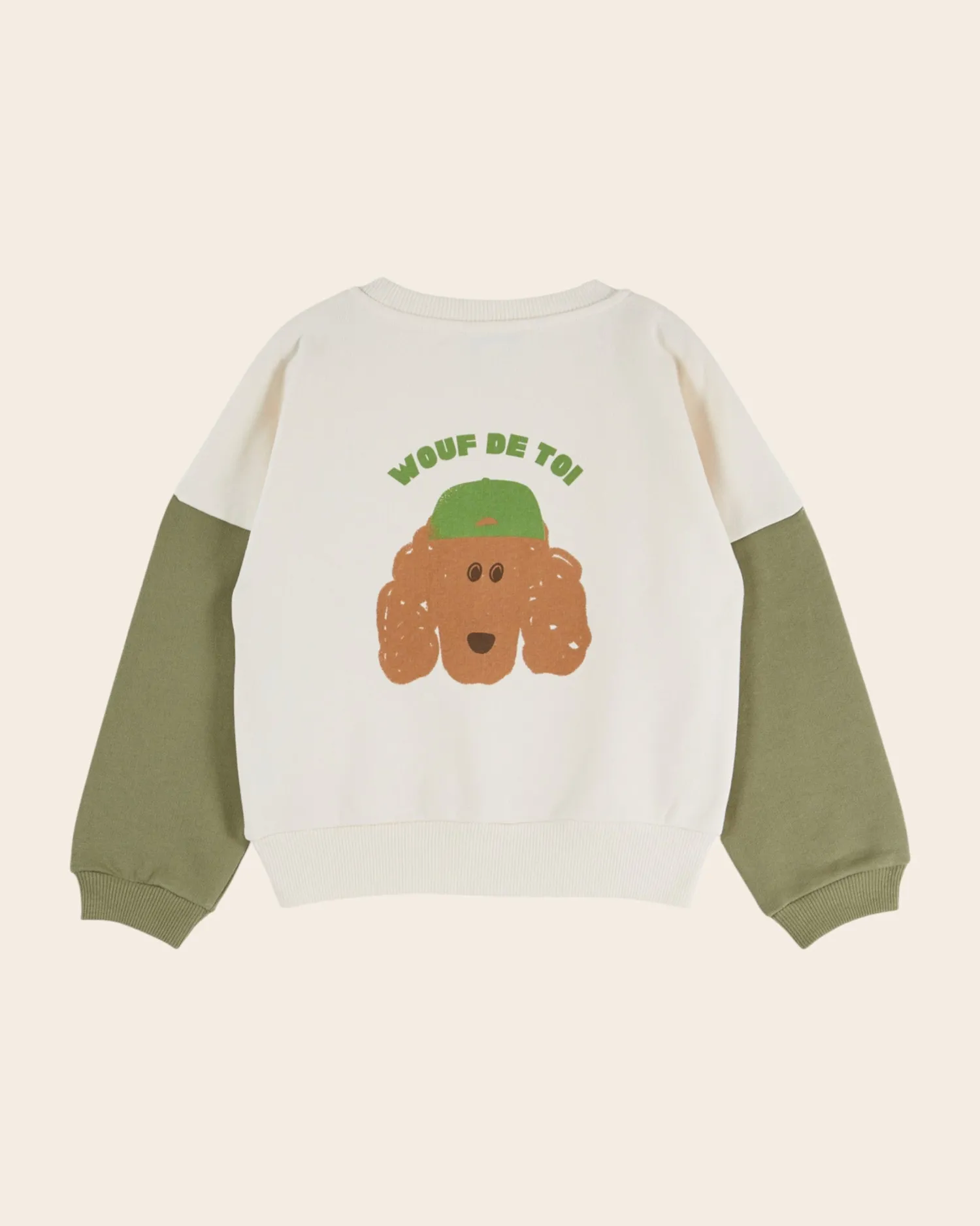 Emile et Ida Chien sweatshirt tofarvet bomuld