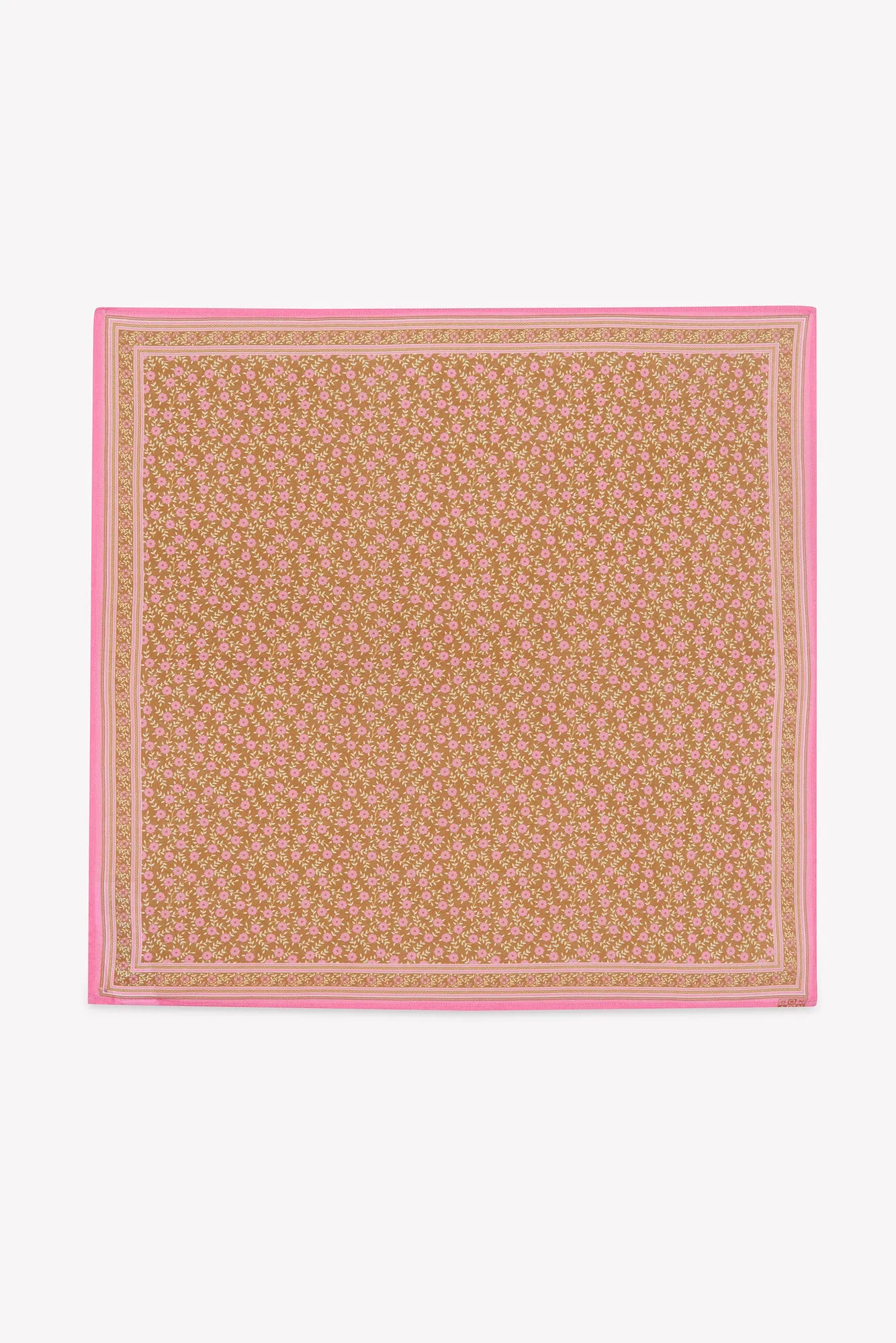 Bonton Rose Pinkyee tørklæde blomstret bomuld