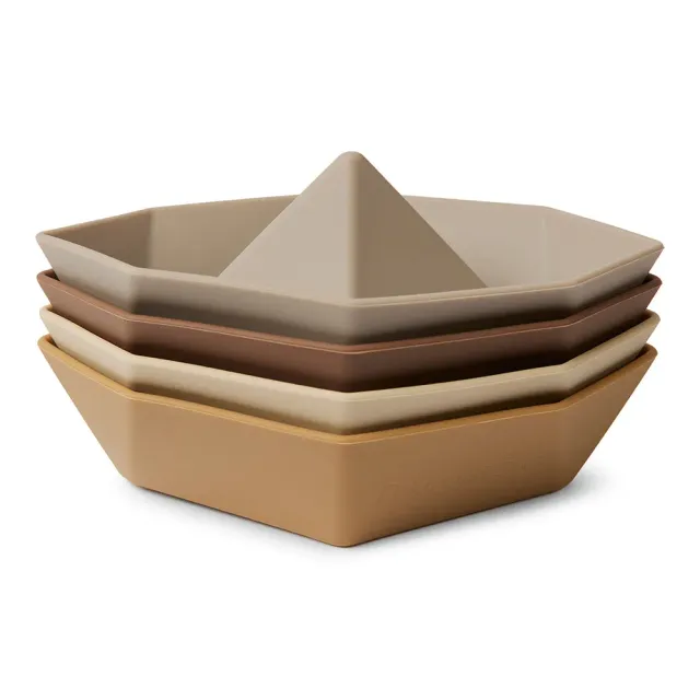 nuuroo Asger både 4-pak brown mix silikone