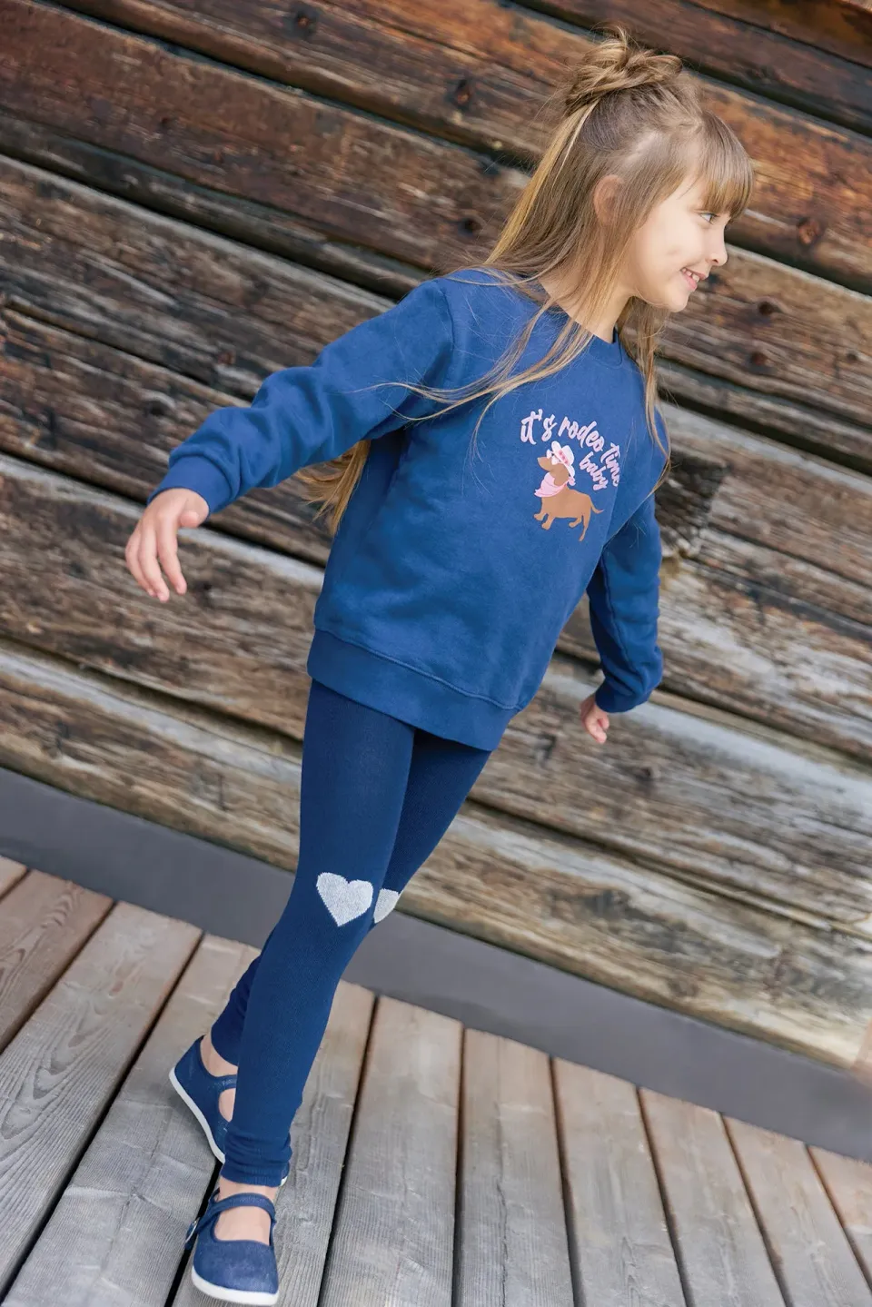 Bonton Mippy Bleu Brut legging blå