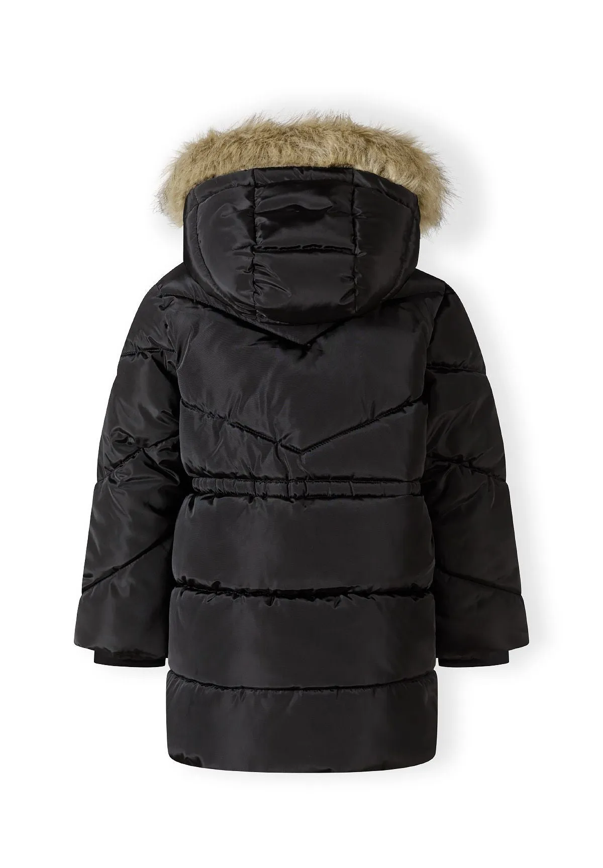 Minoti 45299 parka vinterjakke sort foret