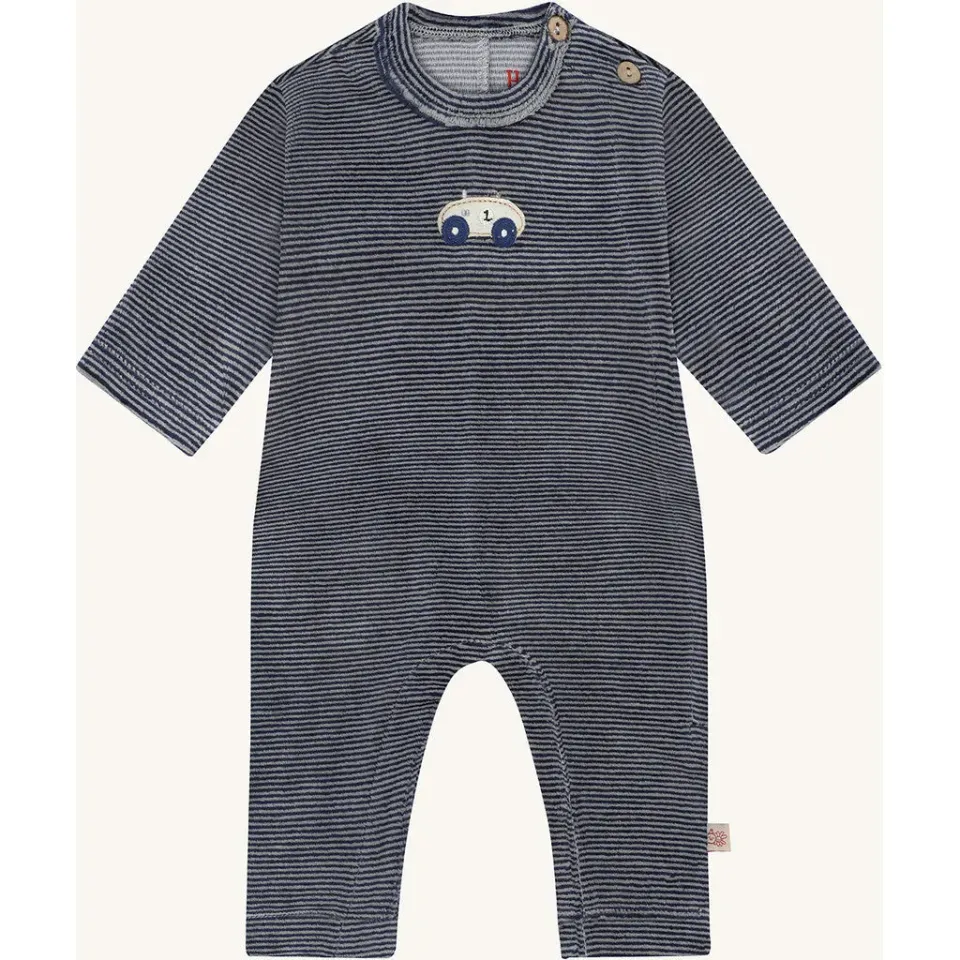 Hust & Claire HCMiles Stripe heldragt Blues bomuld