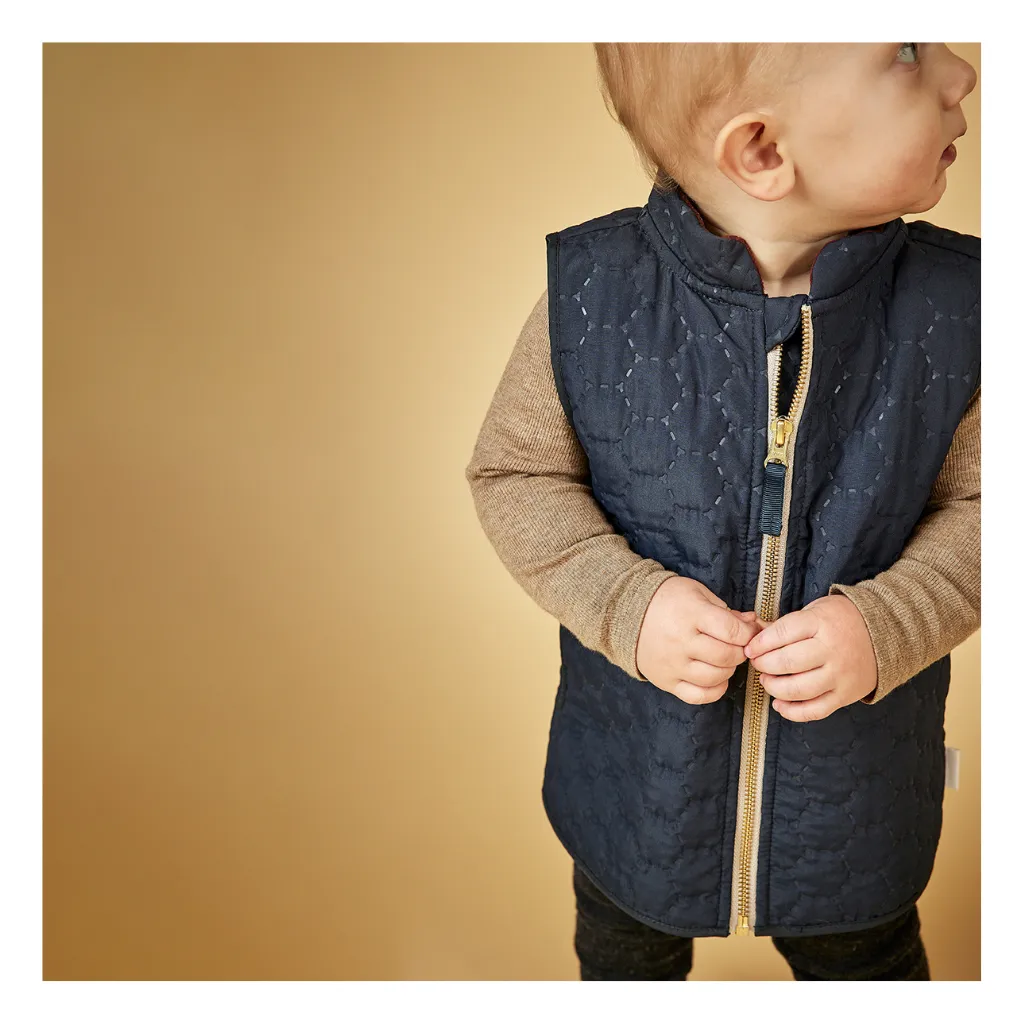 nuuroo Sacha termovest Black Iris polyester