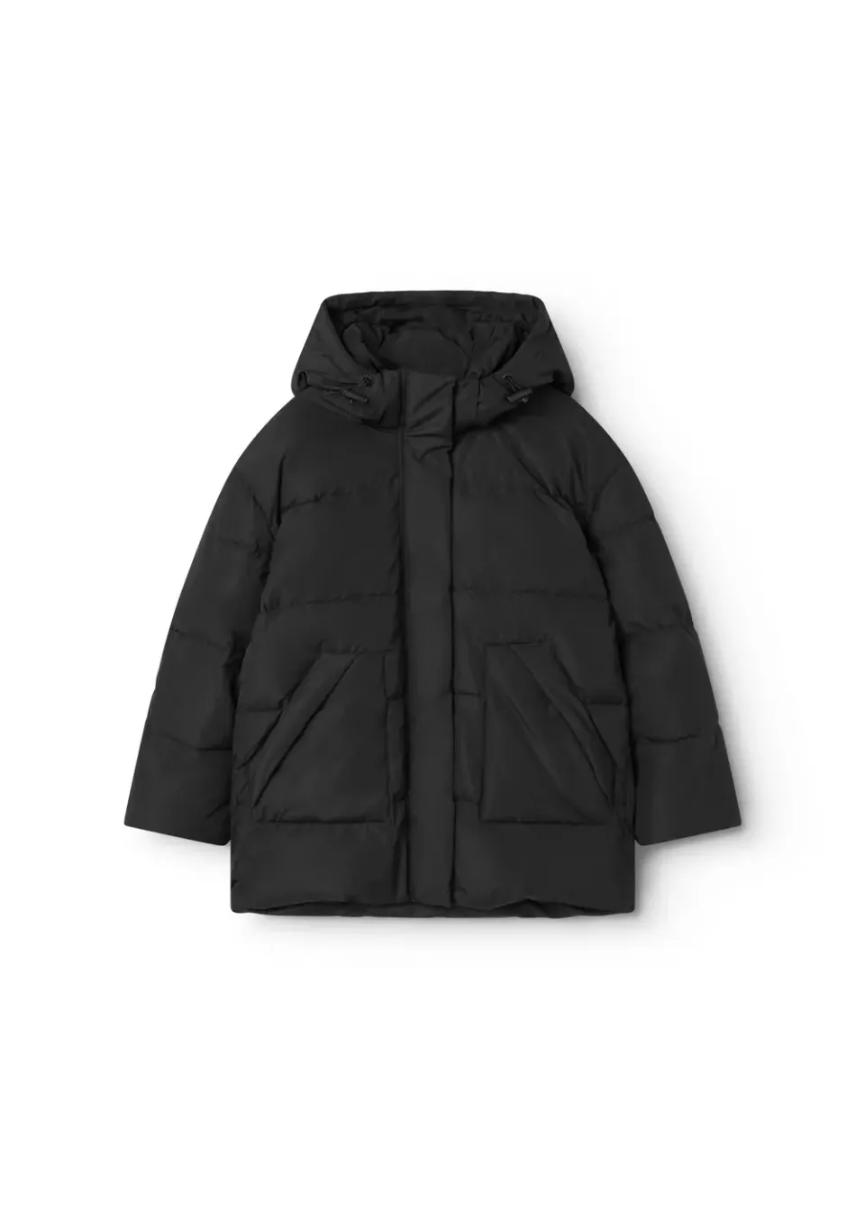 MarMar Otta W Coat dunjakke Black stor pasform