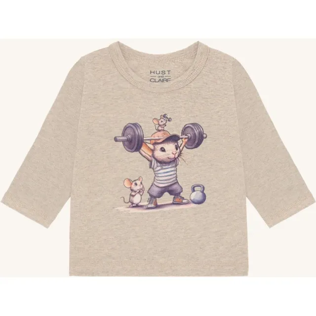 Hust & Claire August Strong Mouse bluse Biscuit