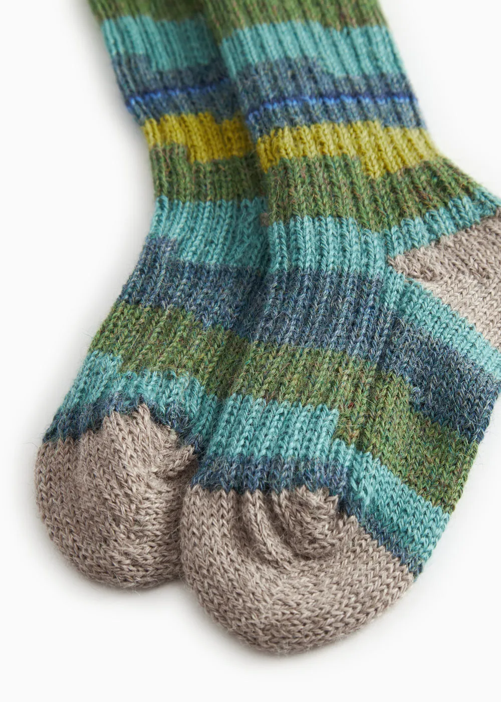 MarMar Azusa striksokker Multicolour Boy alpaka