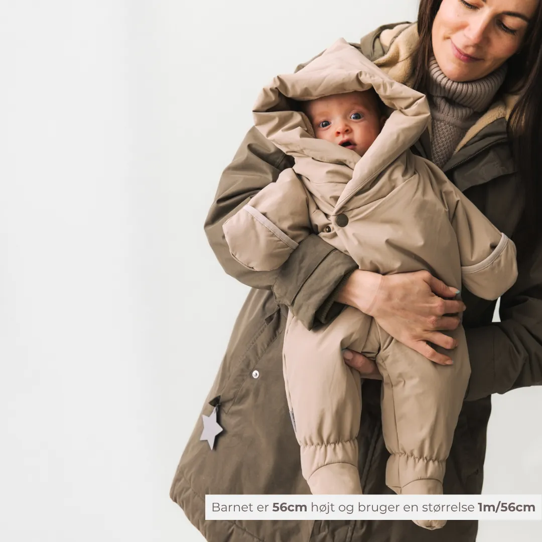 MINI A TURE FIANNA fleece køredragt Angora cream -25°C