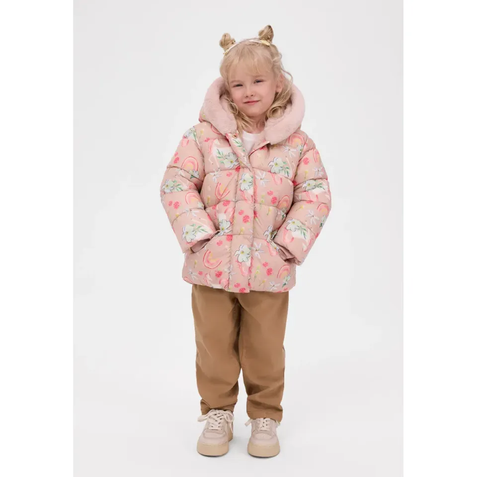 Minoti 45281 vinterfrakke pige rosa enhjørning
