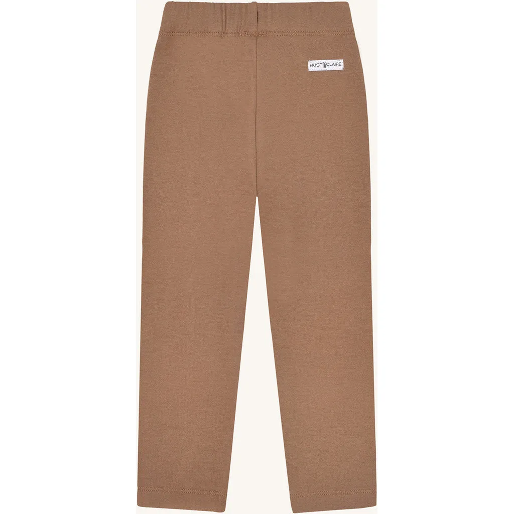 Hust & Claire HCLisa leggings Peacan Pie børstet økologisk