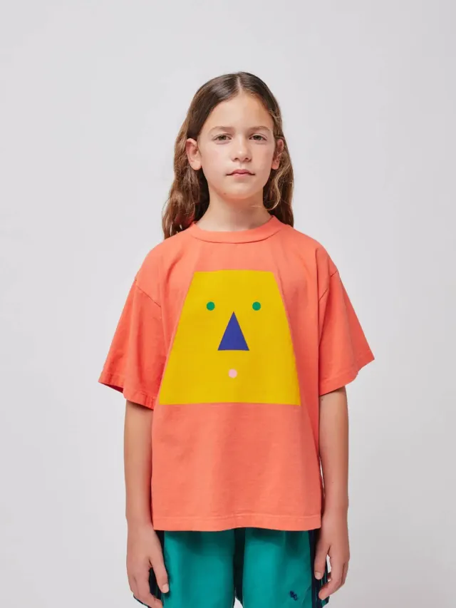 Bobo Choses Have Fun T-shirt rød genanvendt bomuld