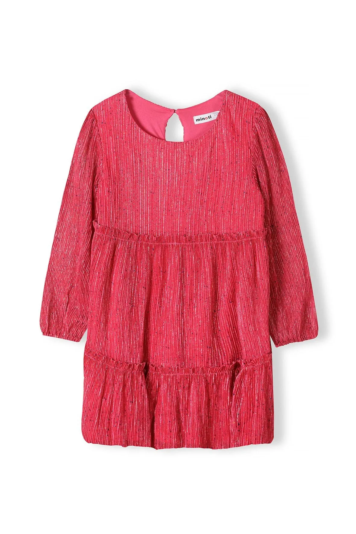 Minoti 39779 festkjole rosa chiffon ballonærme