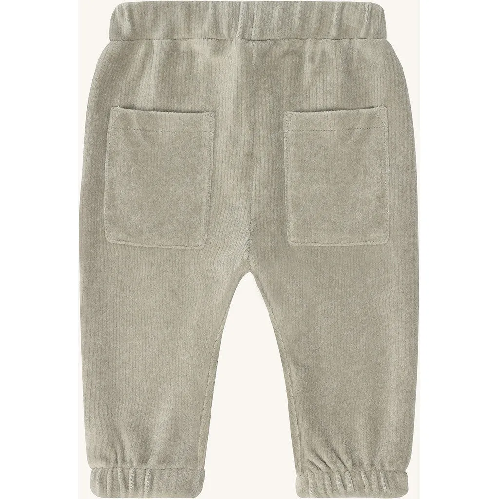Hust & Claire HCGus velourbukser Forest Fog bomuld