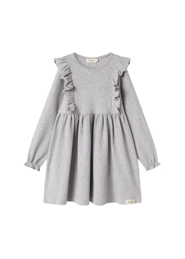 MarMar Jeans Dikte kjole Light Grey Melange modal