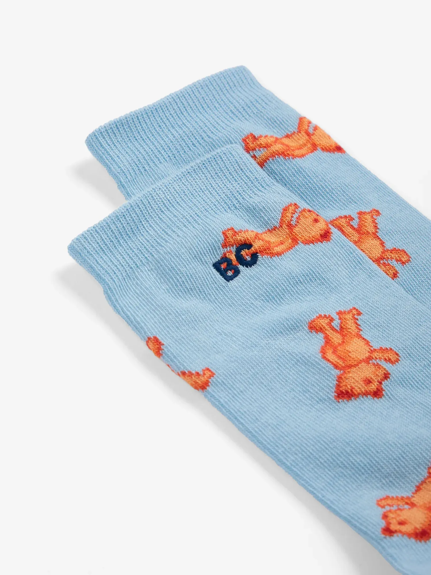 Bobo Choses Softpaw Monster strømper 23-25 lyseblå